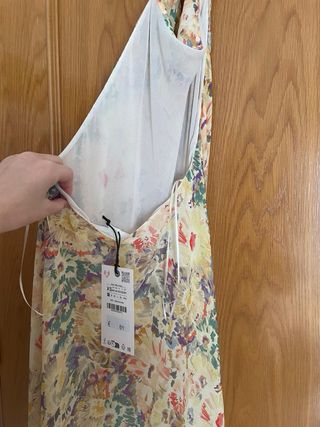 Vestido Zara Estampado Flores