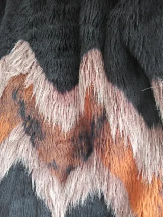 Abrigo pelo sintético Stradivarius Talla M