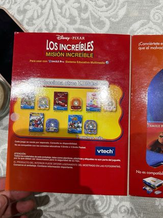 Juego V Smile Pro 3D Los Increíbles Vtech