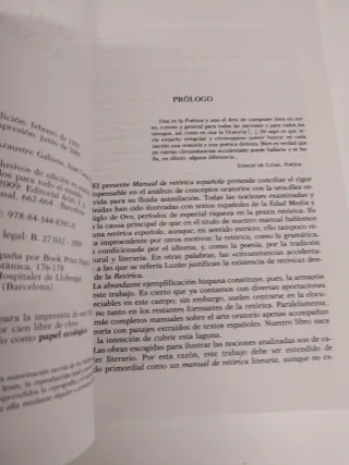 Manual de retórica española