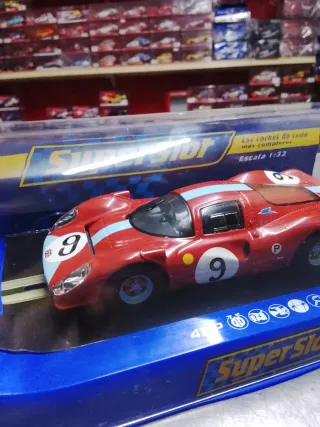Super Slot Ferrari 412 P 1:32 CON LUCES Scalextric