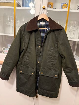 Chaqueta Mango estilo Barbour Talla L