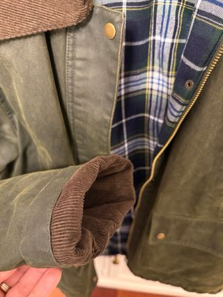 Chaqueta Mango estilo Barbour Talla L