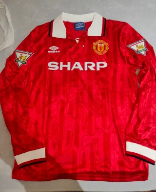Camiseta Manchester United Retro Cantona Umbro
