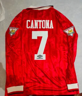 Camiseta Manchester United Retro Cantona Umbro