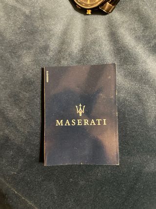 Orologio Maserati Uomo Cronografo Nero Oro