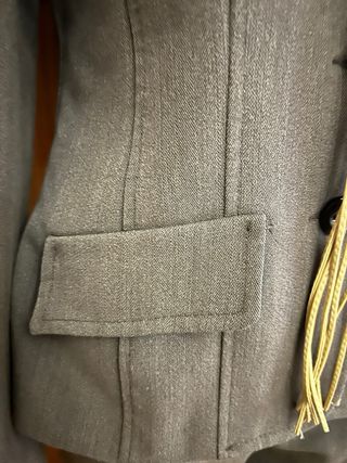 Tailleur vintage anni 80 marrone/grigio