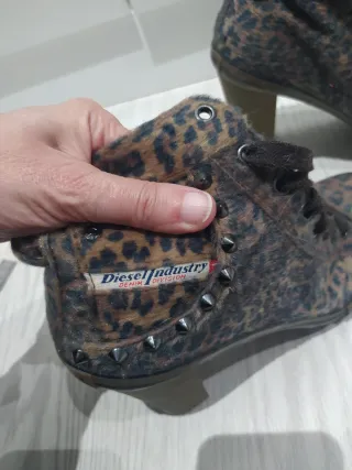 Botines Diesel Animal Print Talla 40