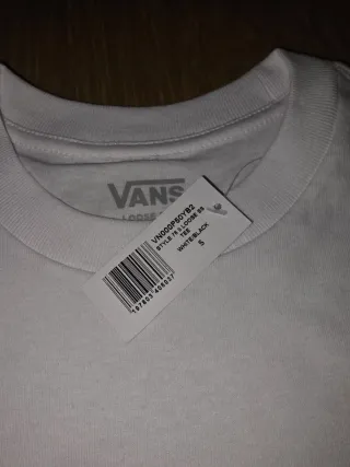 T-shirt Vans Off The Wall bianca