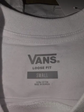 T-shirt Vans Off The Wall bianca