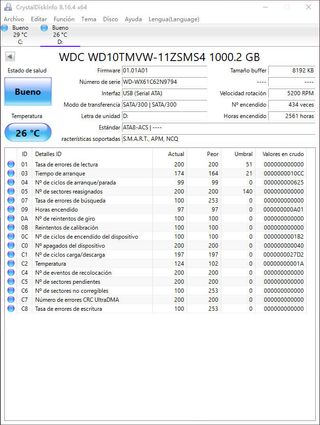 Disco Duro WD 1TB#2N9794