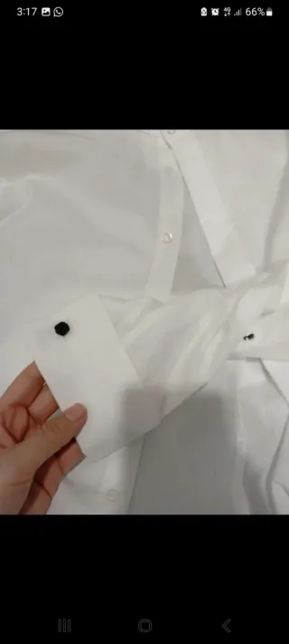 Camisa blanca elegante talla S/M