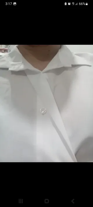 Camisa blanca elegante talla S/M