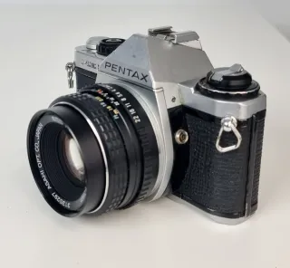 Cámara analógica PENTAX ME Súper objetivo 50mmF2.0