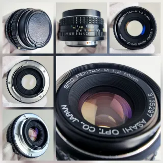 Cámara analógica PENTAX ME Súper objetivo 50mmF2.0