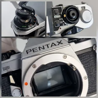 Cámara analógica PENTAX ME Súper objetivo 50mmF2.0