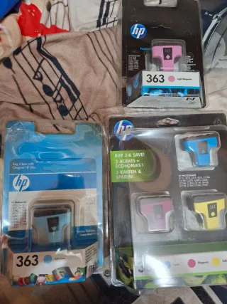 Tintas HP 363 Color (Cyan, Magenta, Amarillo)