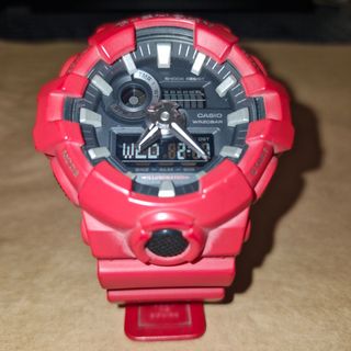 Casio G-Shock GA700 Rosso Nero