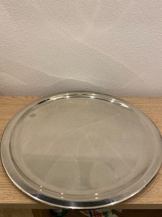 Vassoio Vintage Calegaro Argentato Italia Anni '80