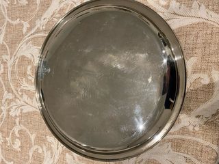 Vassoio Vintage Calegaro Argentato Italia Anni '80