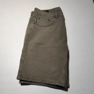 Zara Pantalones Cortos Verde Oliva