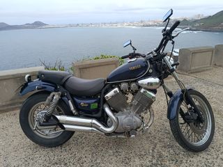 Yamaha Virago 535 Cruiser Azul  WhatsApp 606509558