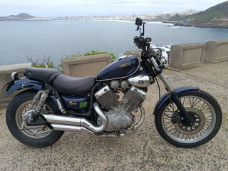 Yamaha Virago 535 Cruiser Azul  WhatsApp 606509558