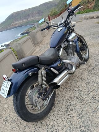 Yamaha Virago 535 Cruiser Azul  WhatsApp 606509558