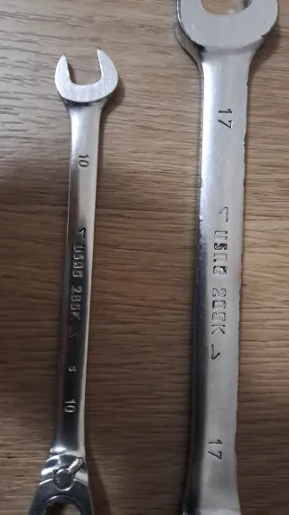 Set 2 Chiavi Inglesi Cricchetto Usag