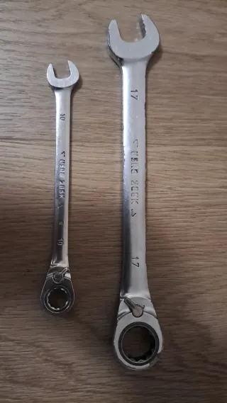 Set 2 Chiavi Inglesi Cricchetto Usag