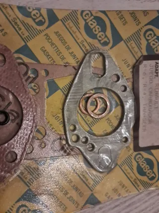 RENAULT 4/ RENAULT 6. JUEGO JUNTAS CARBURADOR.