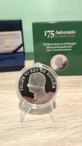 Moneda 10€ 175 Aniversario Guardia Civil