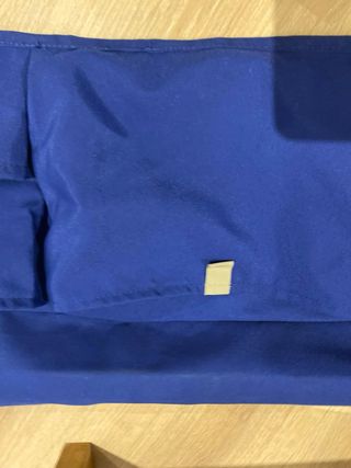 Colgador Cama Ikea Azul y Amarillo