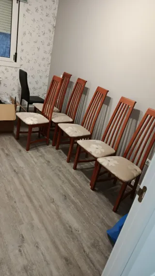 Conjunto de 6 sillas de comedor