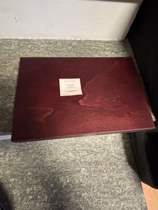 6 Monete Oro Fino 999 24k 20mm Gabon con cofanetto