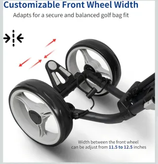 Carrito de golf plegable 4 ruedas