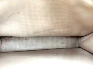 Borsa Fendi Peekaboo media in shearling beige