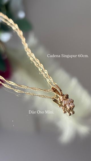 Van Cleef Cadena 45cm Pulsera 21cm Oro Laminado