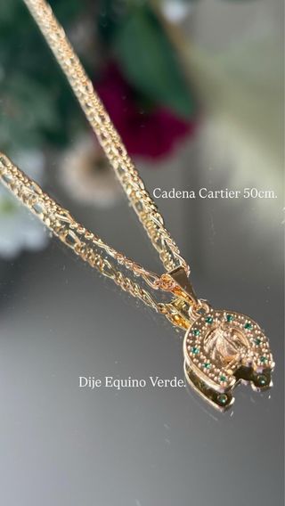 Van Cleef Cadena 45cm Pulsera 21cm Oro Laminado