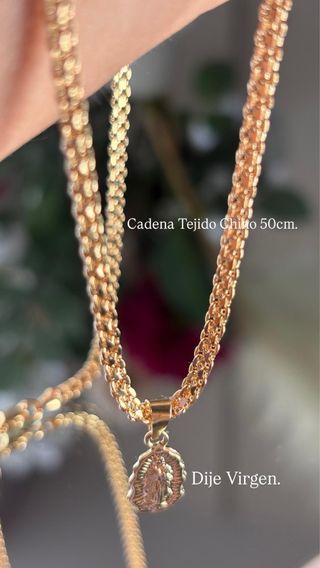 Van Cleef Cadena 45cm Pulsera 21cm Oro Laminado