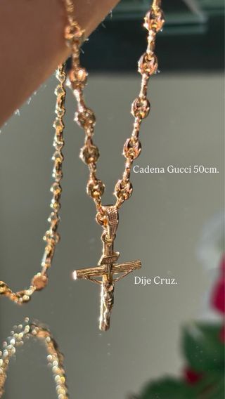 Van Cleef Cadena 45cm Pulsera 21cm Oro Laminado