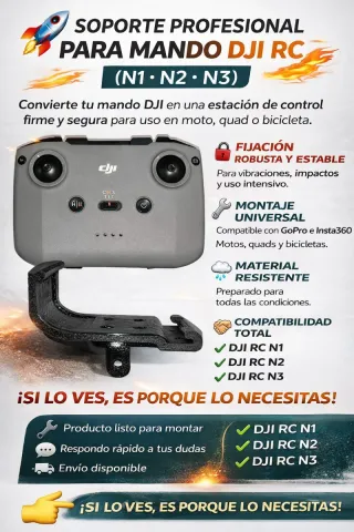 Soporte Mando DJI RC N1, N2, N3