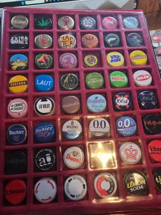 Colección de chapas 1.000 diferentes