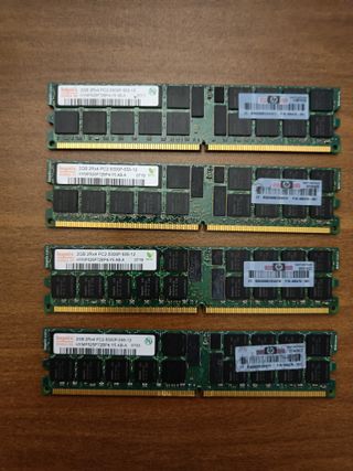 4x 2GB DDR2 RAM Hynix PC2-5300P
