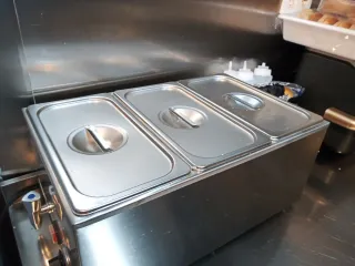 Baño María Eutron 3 Cubetas 1200W