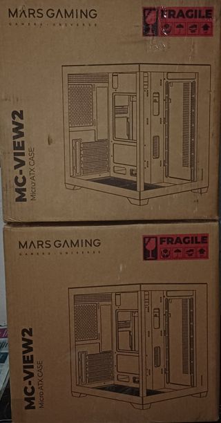 2 Cajas PC Mars Gaming MC-VIEW2 Negra