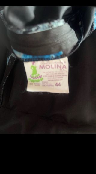 Traje de Flamenca Negro y Azul