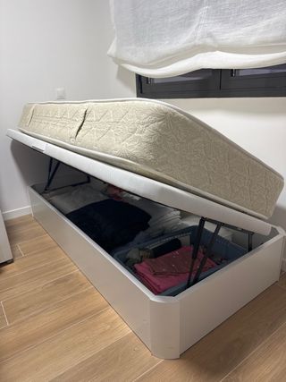 Canapé madera blanco 90x190cm