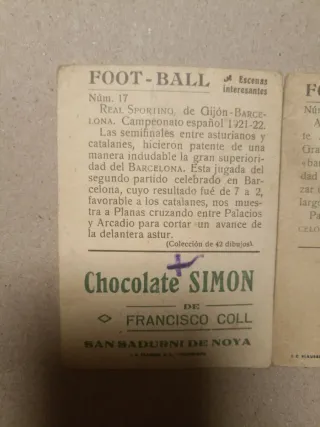 Cromos antiguos chocolates SIMON
