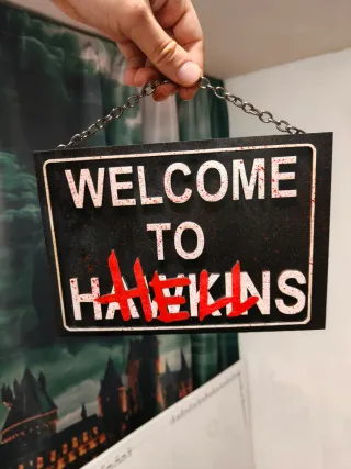 Targa da muro Stranger Things